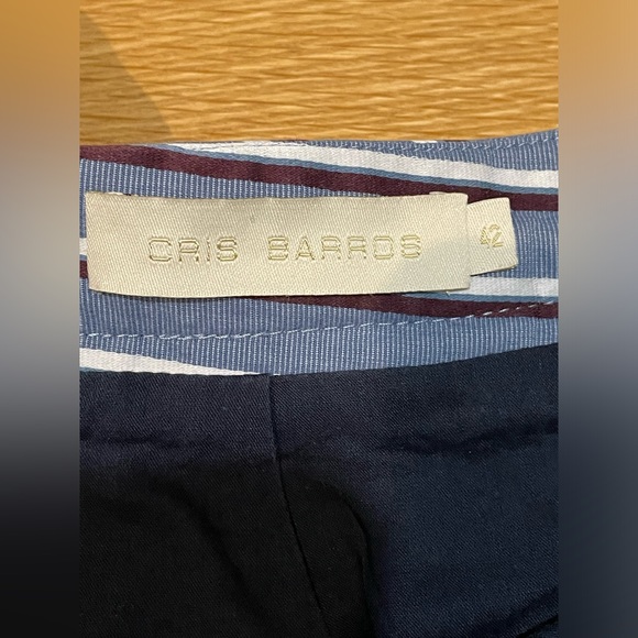 Cris Barros striped mini skirt with Pareo style 100% cotton boating style - Picture 9 of 11